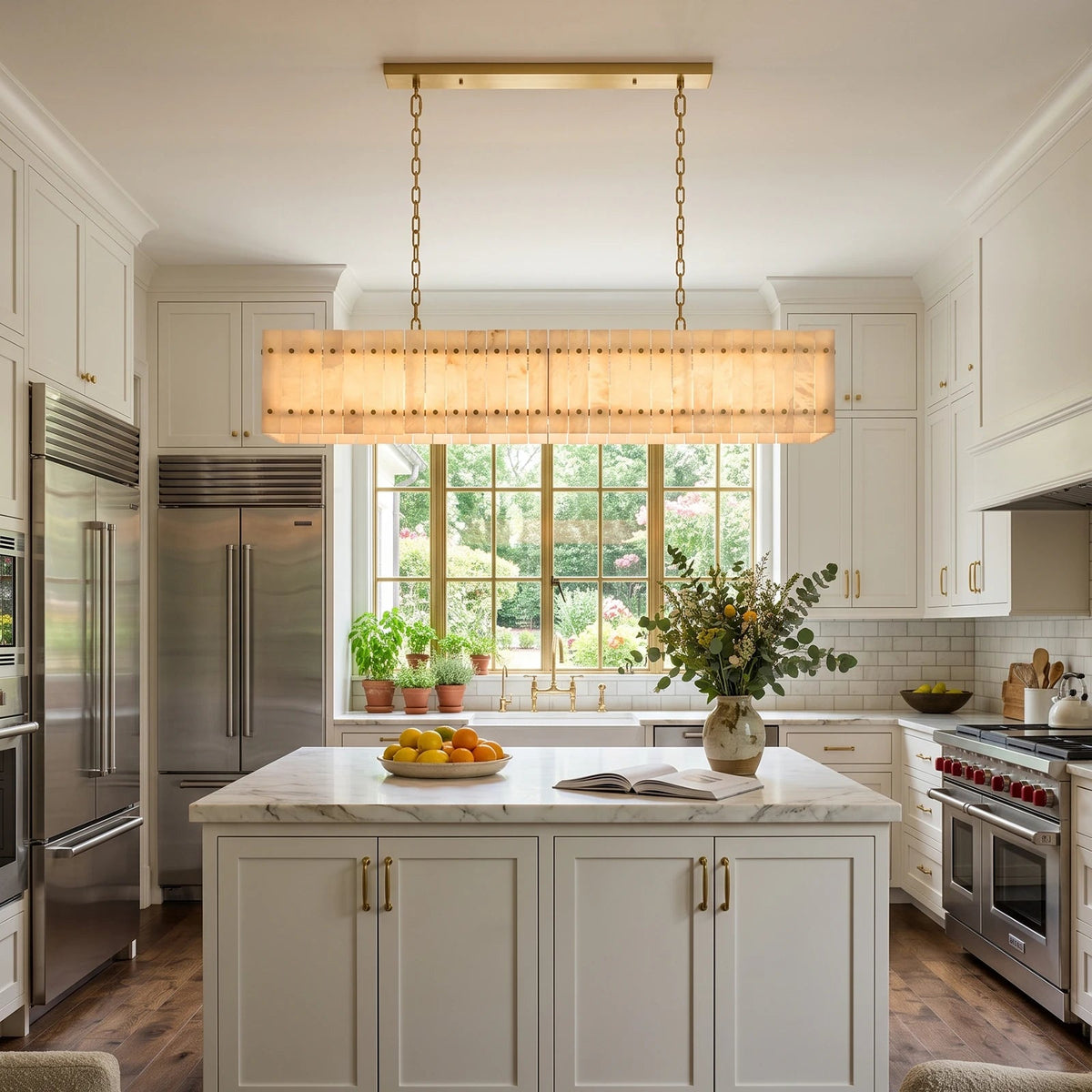 Elina Marcel Alabaster Chandelier — product view 11