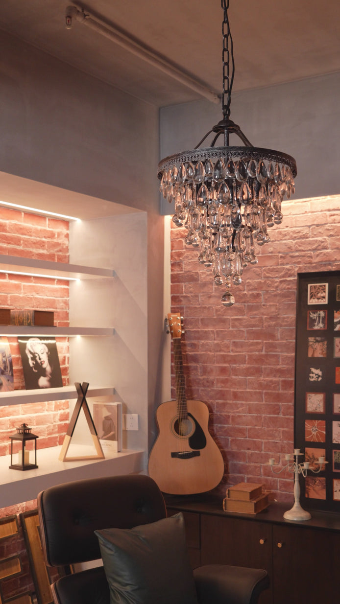 Statement entryway lighting inspiration