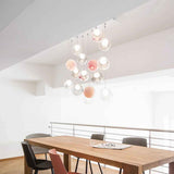 Celestia Glass Globe Cascade Chandelier
