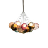 Orbella Glass Globe Cluster Chandelier