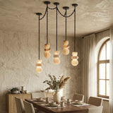 Aveline Alabaster Globe Cascade Chandelier