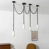 Serena Vale Alabaster Chandelier — view 20