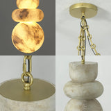 Serena Vale Alabaster Chandelier — view 26