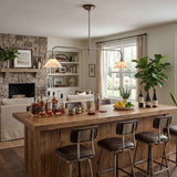 Elara Alabaster Double-Arm Pendant Light